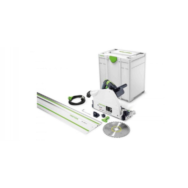  Festool TS 75 EBQ-Plus FS - 210mm Plunge Cut Circular Saw in Systainer with 1400mm Rail 576115